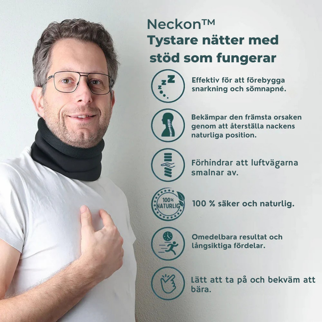 Neckon™ – Tystare nätter med stöd som fungerar
